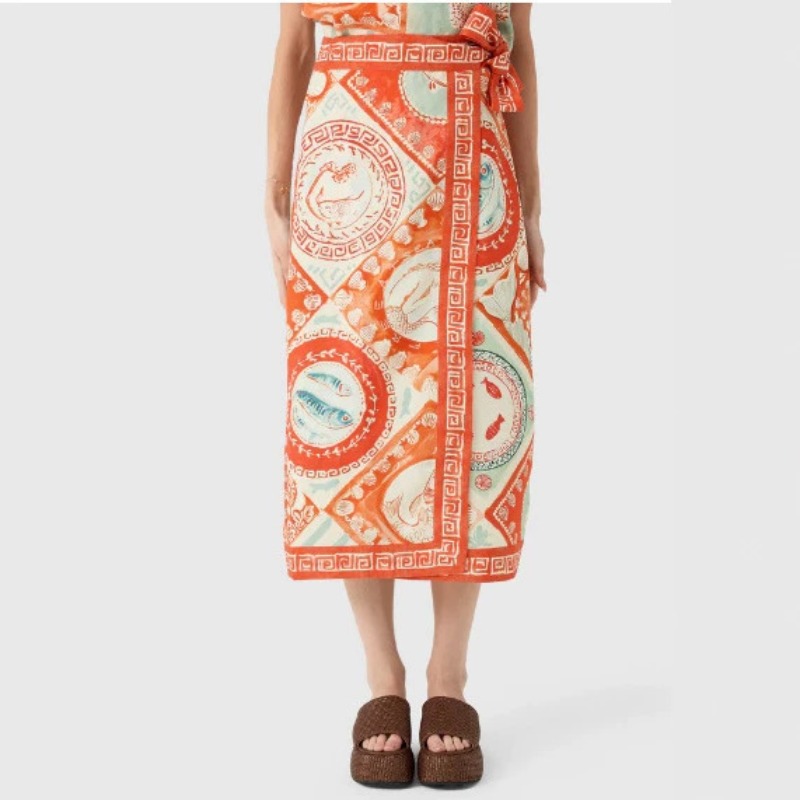 New Women Unique Original Flor - огляд і ціна Midi Skirt Floral