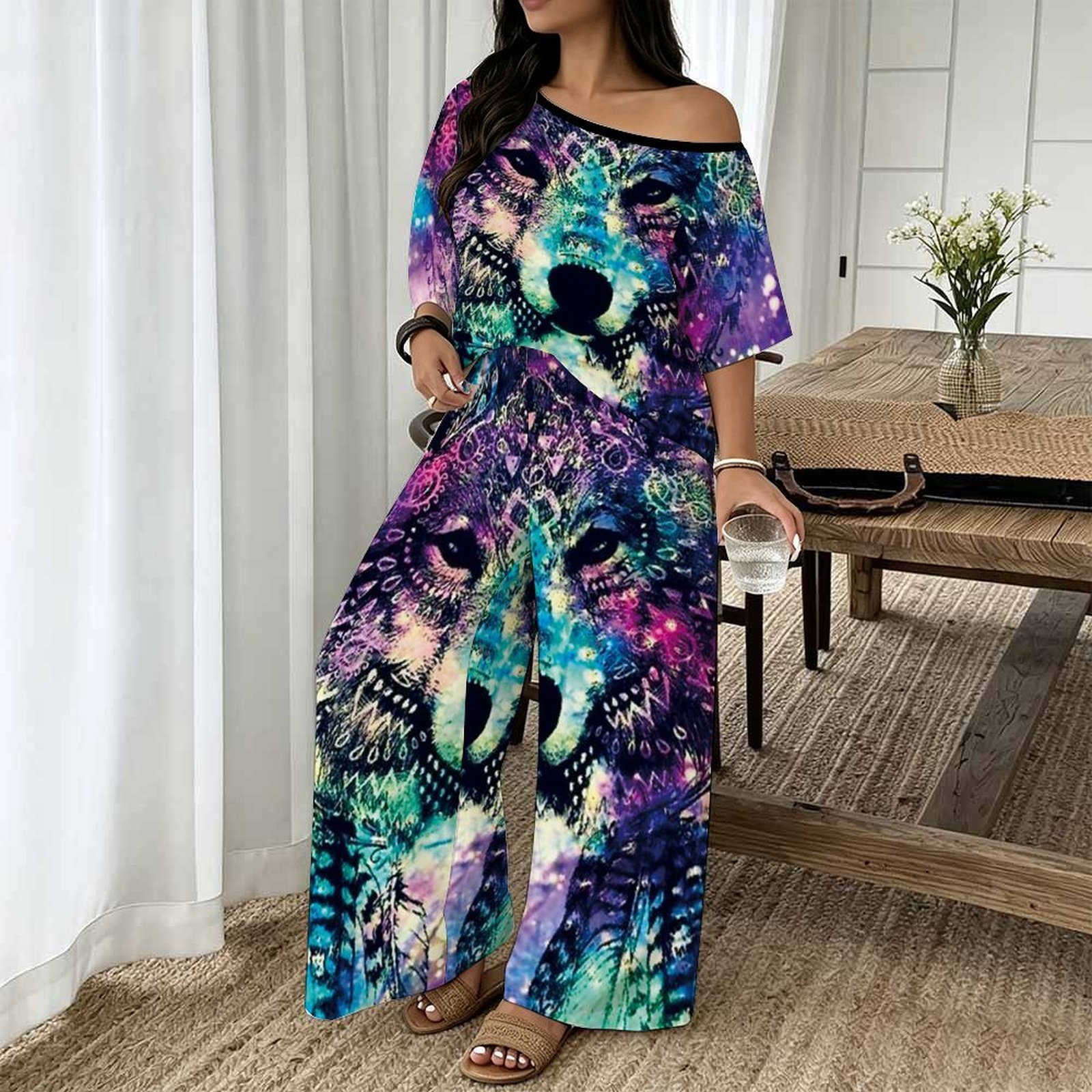 Plus Size Women Spring/summer  - огляд і ціна Blouse Off Shoulder