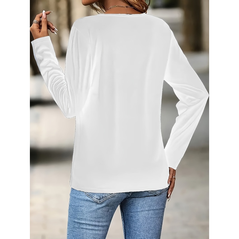 Casual Oversized Long Sleeve T - огляд і ціна Blouse Off Shoulder
